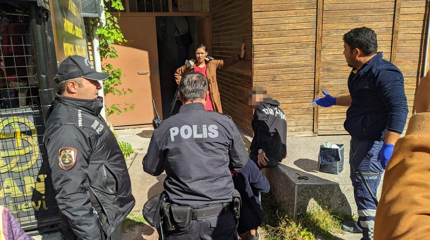 Karaman'da yabancı uyruklu kadın, tartıştığı oğlunu bıçakla yaraladı