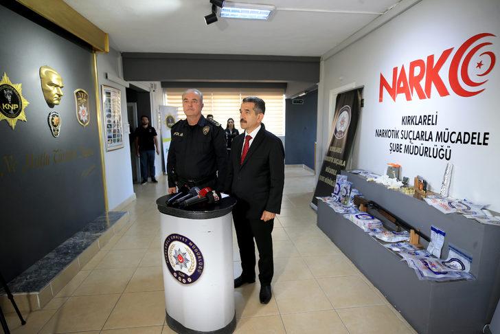 Kırklareli'nde uyuşturucu operasyonunda 44 şüpheli yakalandı G3