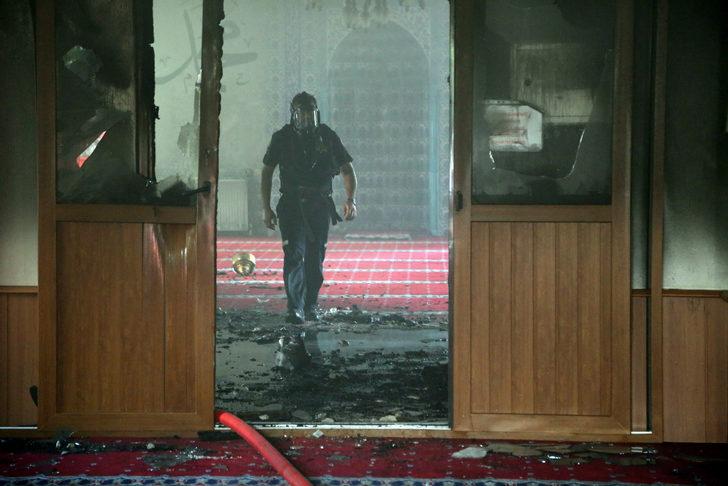 Muğla'da camide çıkan yangında hasar oluştu G5