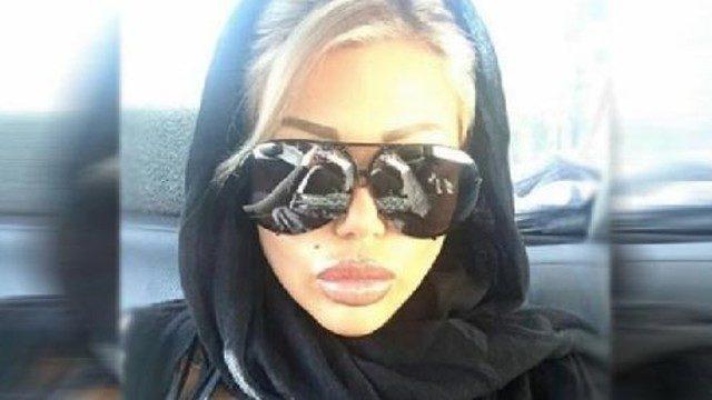 Porno yıldızının İran ziyareti tartışma yarattı