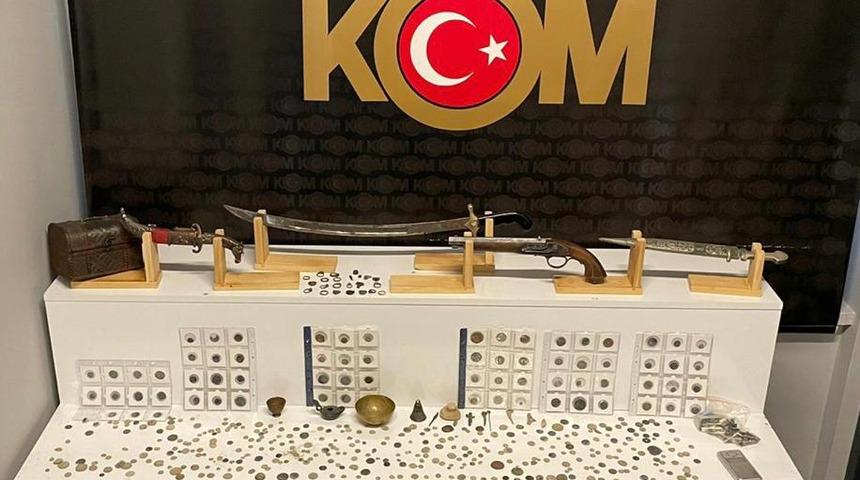 Kayseri'de 651 parça tarihi eser ele geçirildi