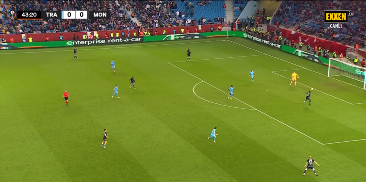 Futbol sahalarında böylesi zor görülür! Trabzonspor - Monaco maçında Malang Sarr'ın kendi kalesine attığı golden sonra kimse kendisine gelemedi... G3