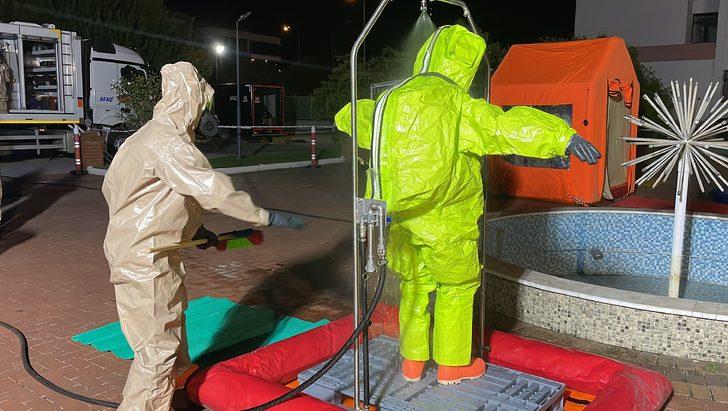 Samsun'da18 öğrenci yurdunda KBRN tatbikatı yapıldı G4