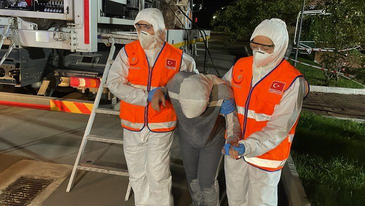 Samsun'da18 öğrenci yurdunda KBRN tatbikatı yapıldı G5