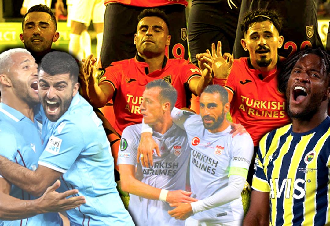 Son dakika: Avrupa'da d&ouml;rt d&ouml;rtl&uuml;k gece! T&uuml;rkiye, &uuml;lke puanında ka&ccedil;ıncı sırada? Fenerbah&ccedil;e, Başakşehir, Trabzonspor ve Sivasspor kazandı, sıralama değişti...