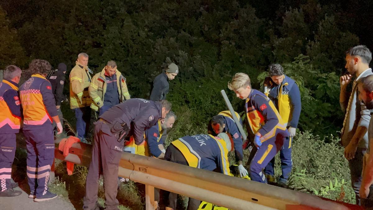 TEM Otoyolu'nda trafik kazasında 2 kişi yaralandı