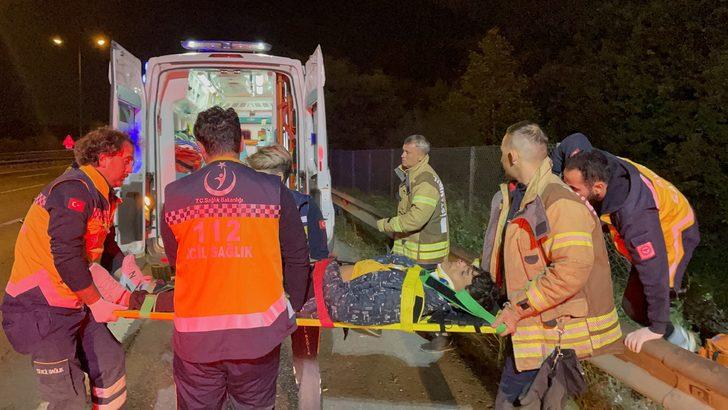 TEM Otoyolu'nda trafik kazasında 2 kişi yaralandı G2