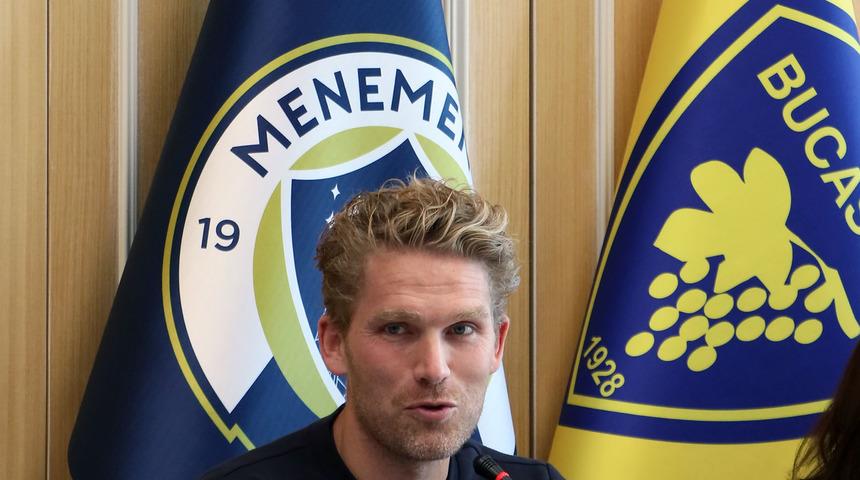 Göztepe Kulübü Başkanı Ankersen, basın mensuplarıyla bir araya geldi: