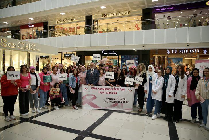 Sağlık meslek lisesi öğrencileri "pembe mektup"larla meme kanserine dikkati çekiyor G4