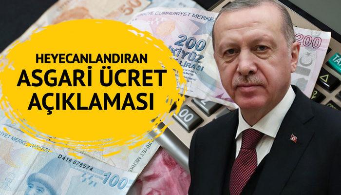 SON DAKİKA | Erdoğan'ın asgari ücrete zam açıklaması heyecan yarattı: 'Çok daha farklı bir hazırlığın içindeyiz'