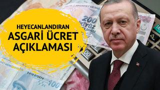 SON DAKİKA | Erdoğan'ın asgari ücrete zam açıklaması heyecan yarattı: 'Çok daha farklı bir hazırlığın içindeyiz'