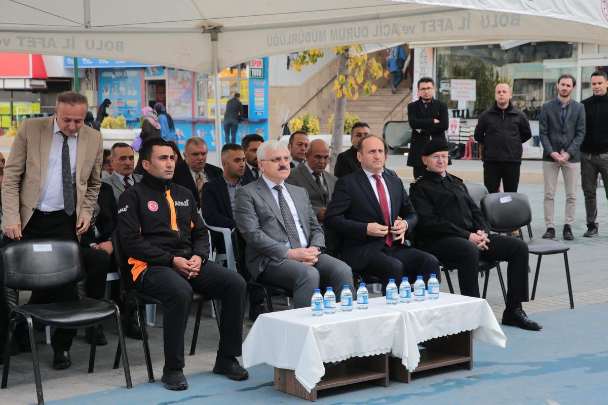 Bolu'da &ouml;ğrenciler afetlere karşı bilin&ccedil;lendiriliyor