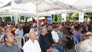 Mersin'de kentsel dönüşüm kapsamında yapılan konutlar için kura çekildi