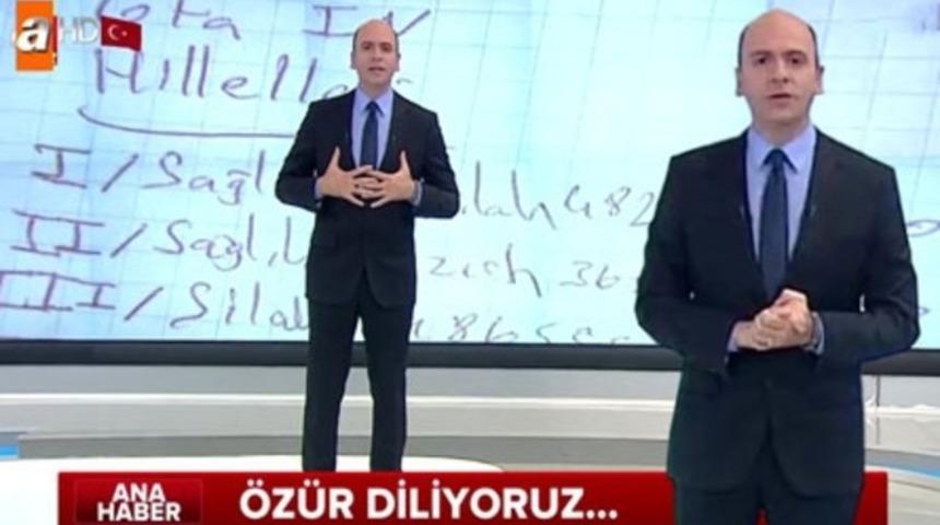 ATV, yaptığı hatadan dolayı &ouml;z&uuml;r diledi