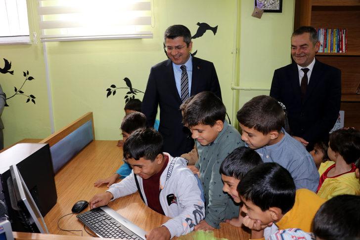 Tapu ve Kadastronun depoda duran eşyaları çocuk sitesine bilişim sınıfı ve kütüphane oldu G2