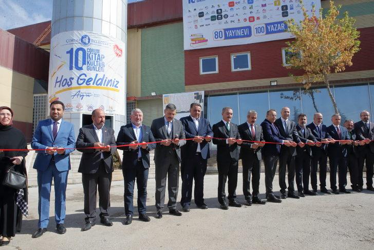 10'uncu Çorum Kitap Kültür Günleri başladı G2