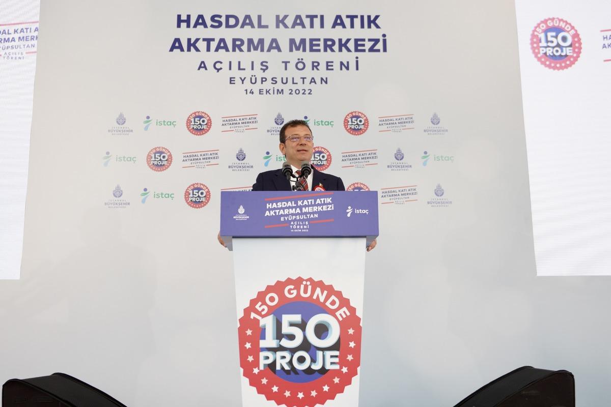 Hasdal Katı Atık Aktarma Merkezi t&ouml;renle a&ccedil;ıldı