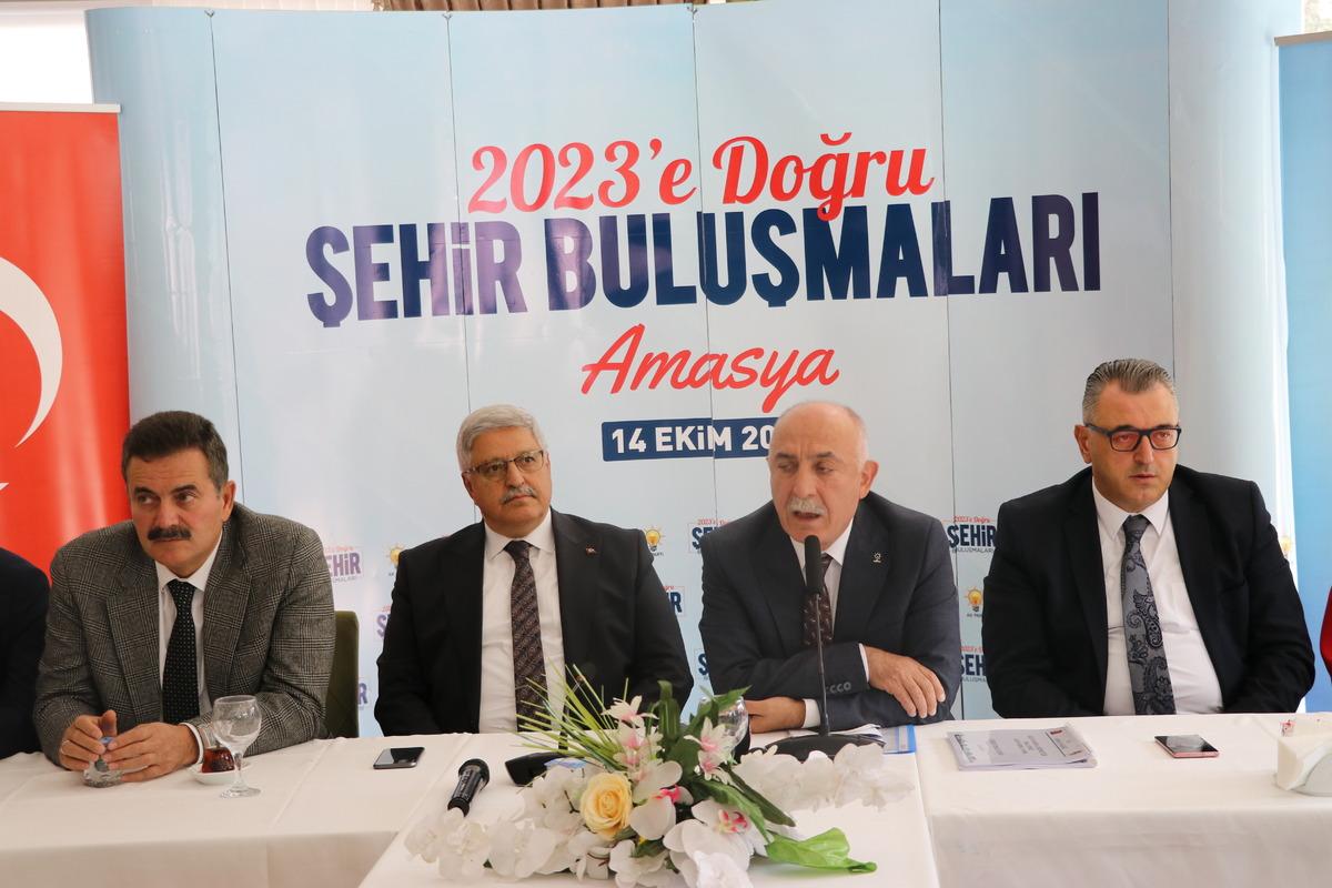 AK Parti Genel Başkan Yardımcısı Vedat Demir&ouml;z Amasya'da