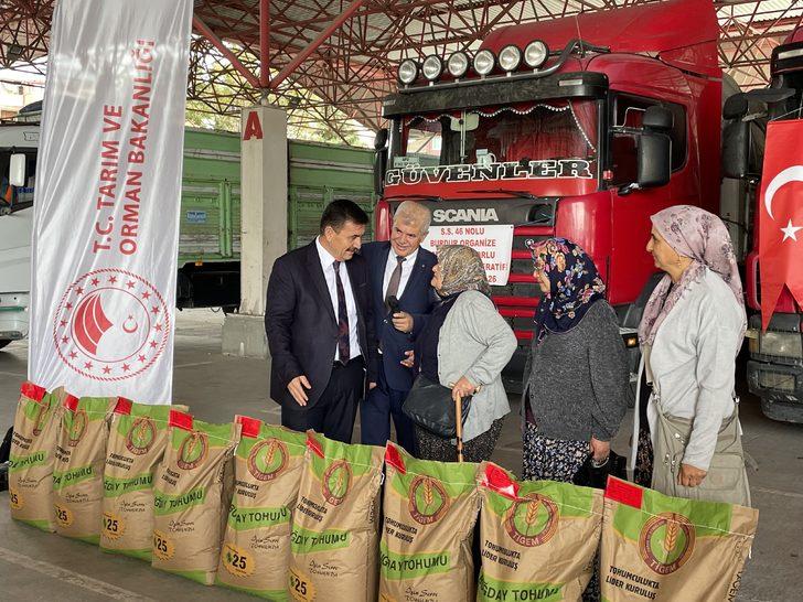 Burdur'da çiftçilere buğday ve arpa tohumu dağıtıldı G2