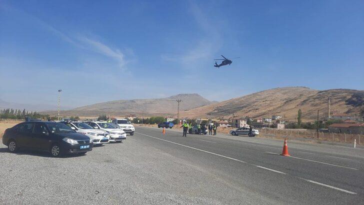 Kayseri'de jandarma helikopter destekli trafik denetimi yaptı G2