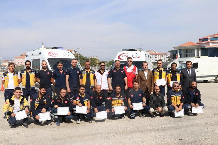 Burdur'da ambulans sürücülerine verilen ileri sürüş eğitimiyle kazalarda azalma oldu G3