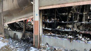 Gaziantep'te ecza deposunda çıkan yangın söndürüldü