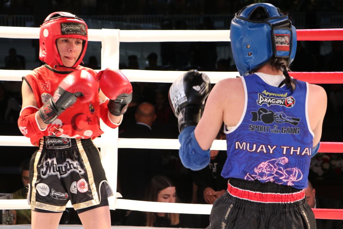 Muaythai S&uuml;per Ligi 7. Ayak 2. Grup final m&uuml;sabakaları, Gaziantep'te yapıldı