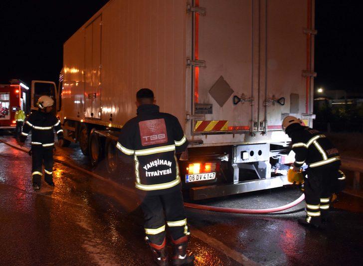 Kırıkkale'de dinamit yüklü kamyonda çıkan yangın söndürüldü G3