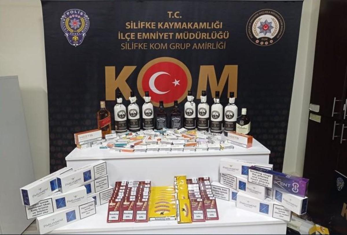 Mersin'de ka&ccedil;ak&ccedil;ılık operasyonunda 90 bin makaron ele ge&ccedil;irildi