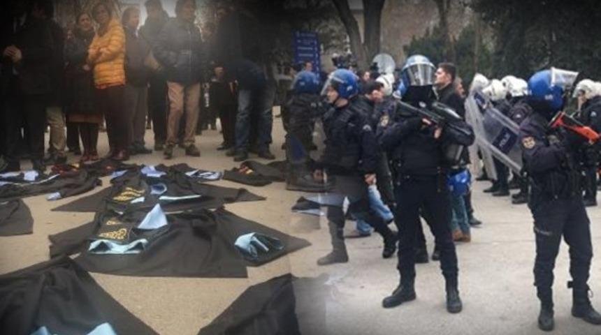 Ankara &Uuml;niversitesi Cebeci Kamp&uuml;s&uuml;'nde KHK gerginliği