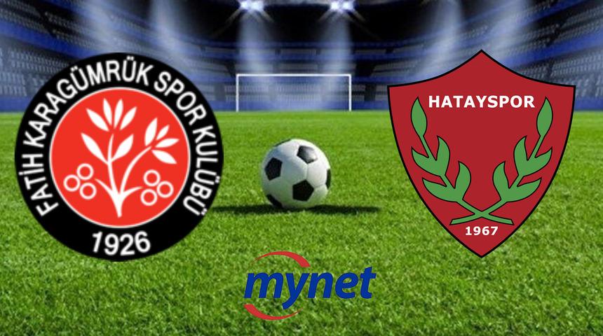 Fatih Karagümrük Hatayspor maçı saat kaçta, hangi kanalda? Fatih Karagümrük Hatayspor maçı hangi kanalda?