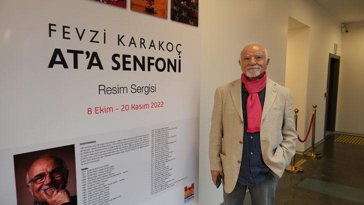 Ressam Fevzi Karakoç'un "At'a Senfoni" sergisi, 20 Kasım'a kadar Zeytinburnu'nda görülebilecek G3