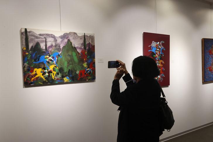 Ressam Fevzi Karakoç'un "At'a Senfoni" sergisi, 20 Kasım'a kadar Zeytinburnu'nda görülebilecek G4