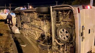 Denizlispor kafilesinin otobüsü kaza yaptı! Bir oyuncunun ayağında kırık var...