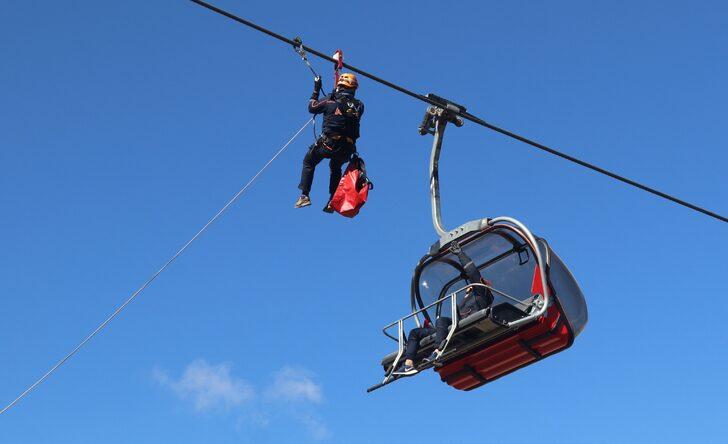 Ergan Dağı'nda kayak sezonu öncesi kurtarma tatbikatı yapıldı G1