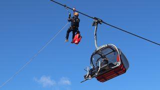 Ergan Dağı'nda kayak sezonu öncesi kurtarma tatbikatı yapıldı