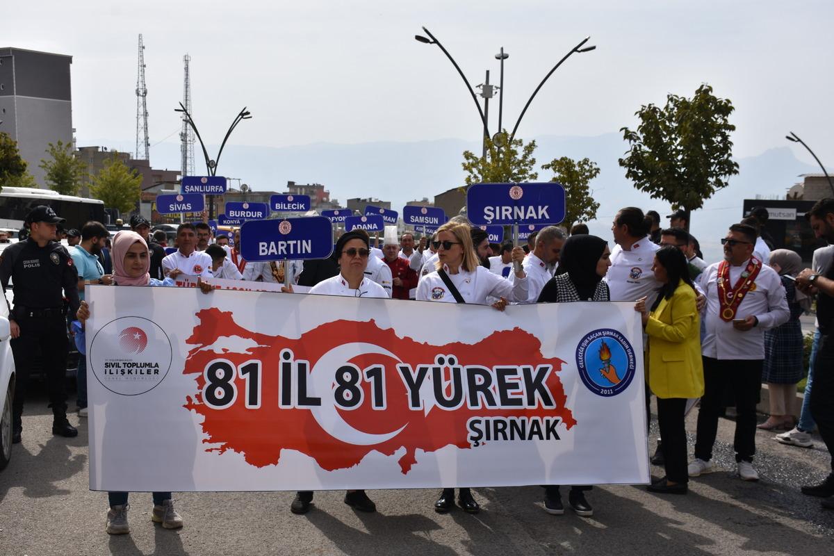 Şırnak'ta "Gastro Cudi" etkinliği d&uuml;zenlendi