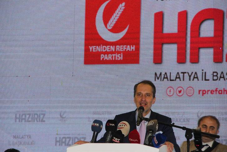 Yeniden Refah Partisi Genel Başkanı Erbakan, Malatya'da partisinin il kongresine katıldı: G2