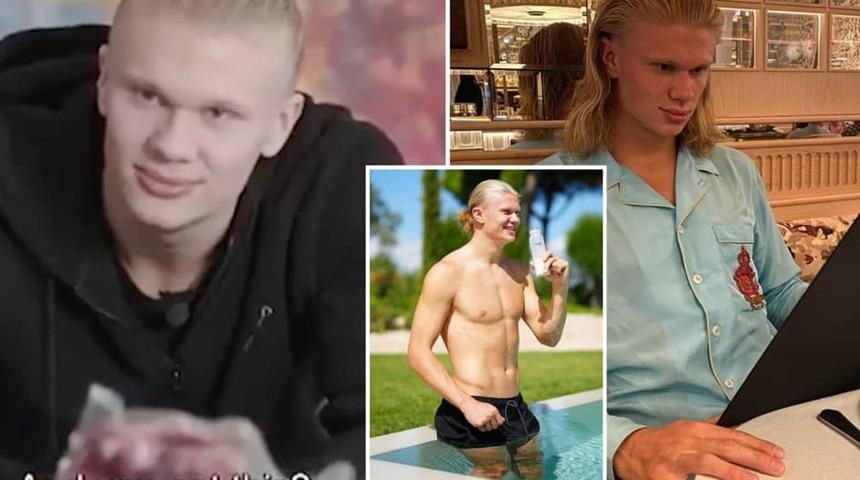 Tek çılgınlığı yedikleri değil! Yaptıklarına daha çok şaşıracaksınız: Erling Haaland’ın bilinmeyen yönü