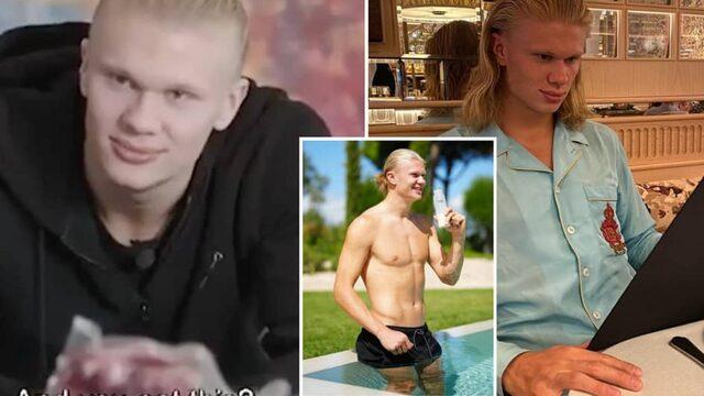 Tek çılgınlığı yedikleri değil! Yaptıklarına daha çok şaşıracaksınız: Erling Haaland’ın bilinmeyen yönü