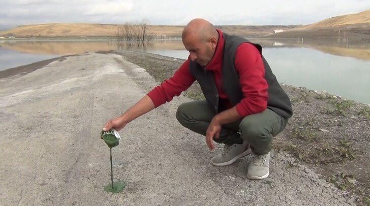 Kars Baraj Gölü yeşil renge büründü! Vatandaşlar tedirgin... Etrafa pis kokular yayıldı G5