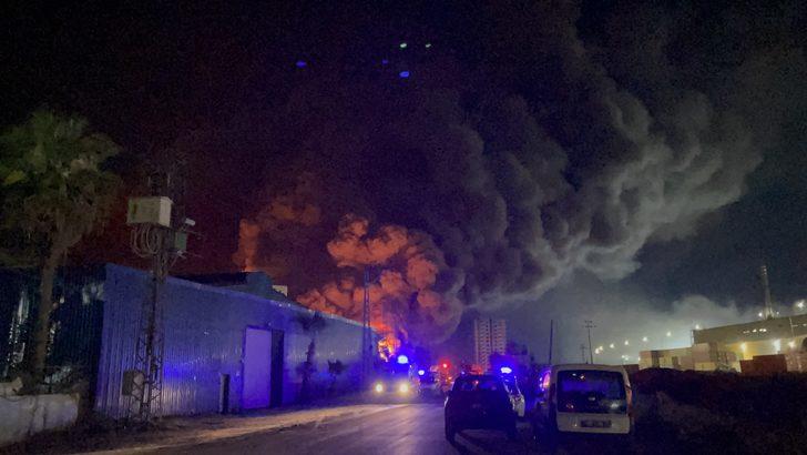 Adana'da alüminyum fabrikasında yangın G1