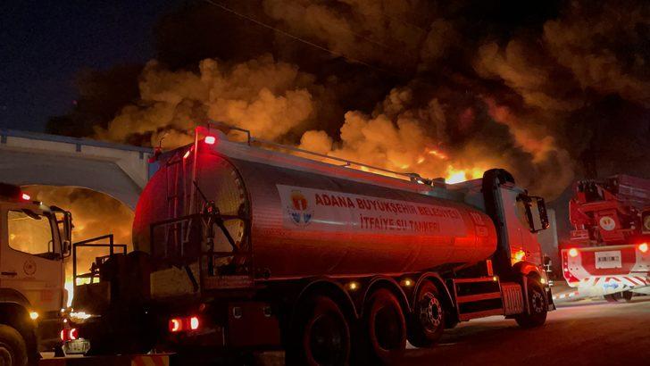 Adana'da alüminyum fabrikasında yangın G2