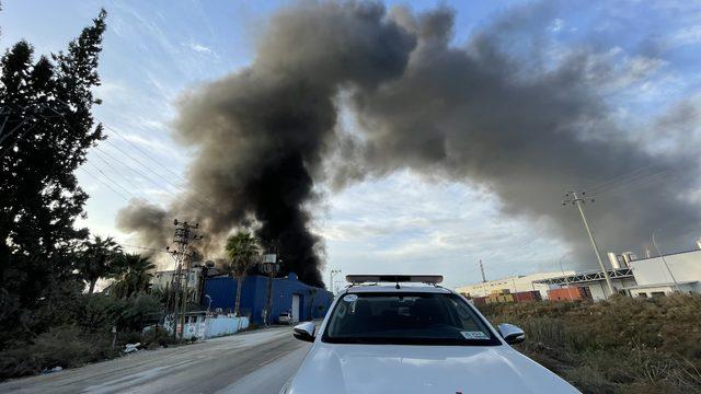 GÜNCELLEME-Adana'da alüminyum fabrikasında yangın