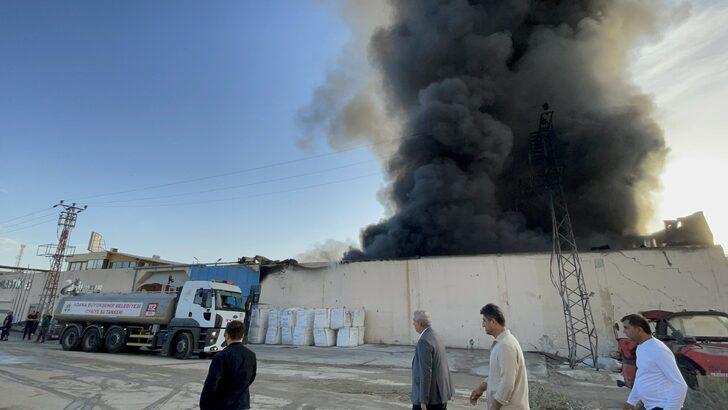 GÜNCELLEME-Adana'da alüminyum fabrikasında yangın G2