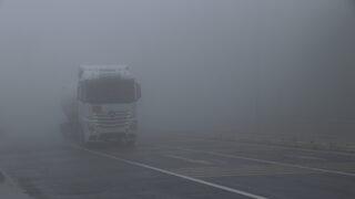 Bolu Dağı'nda sağanak ve sis etkili oluyor