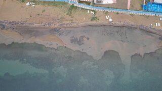 Marmara Denizi'nde panik yaratan görüntü! Kıyıdan yaklaşık 10 metre çekildi