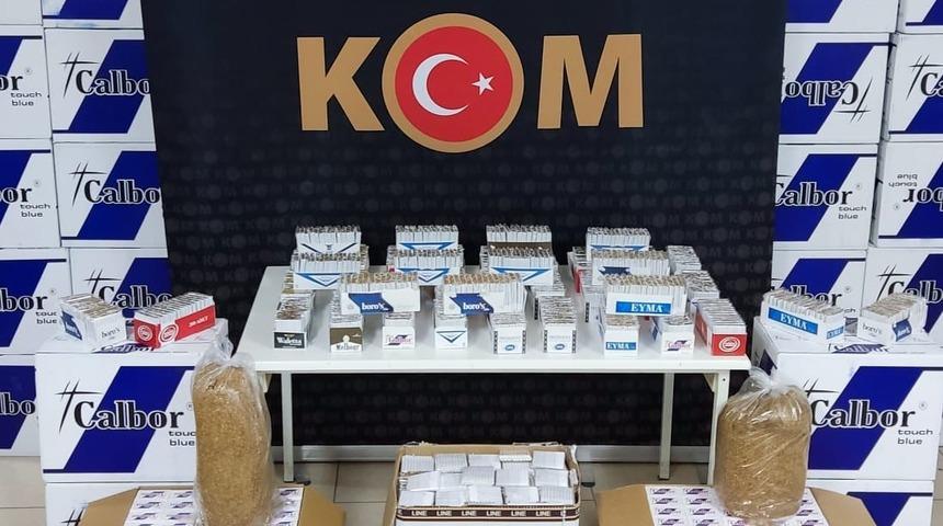 Tekirdağ'da 7 milyon 943 bin makaron ele geçirildi