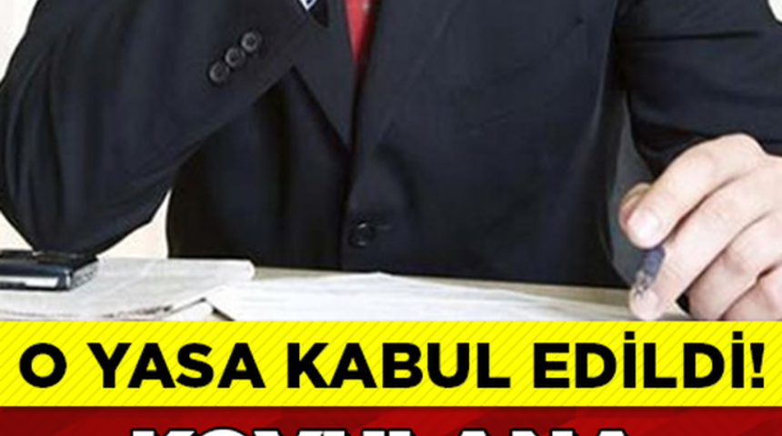 O Yasa Az &Ouml;nce Kabul Edildi Kovulana Tazminat Yok!