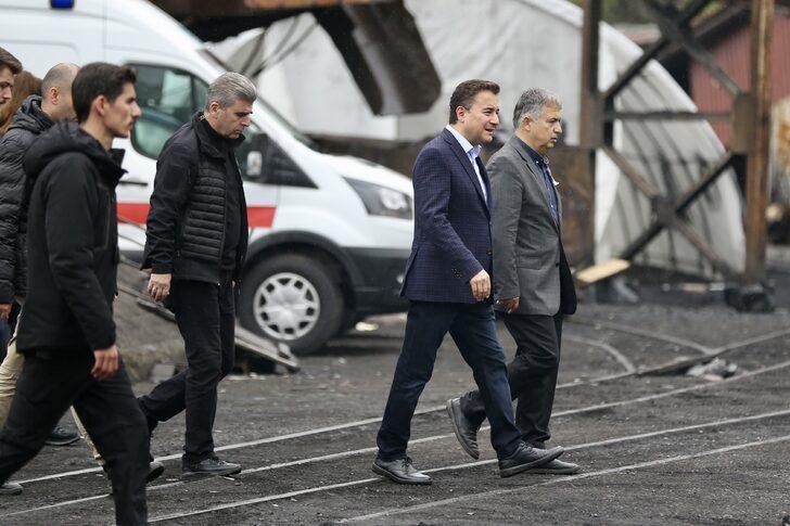 DEVA Partisi Genel Başkanı Babacan, Amasra'daki maden ocağında incelemelerde bulundu: G2